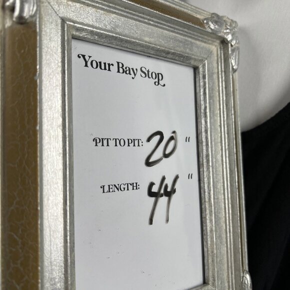 Old Navy Women's Dress Size XL Solid Black Halter Tie 100% Rayon Pullover - Picture 5 of 6